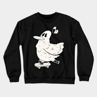 A Skating Bird Crewneck Sweatshirt